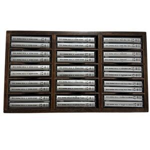 Time Life Music Swing Era 1936-1937 30 Cassette Tape Set w/ Wooden Storage Rack